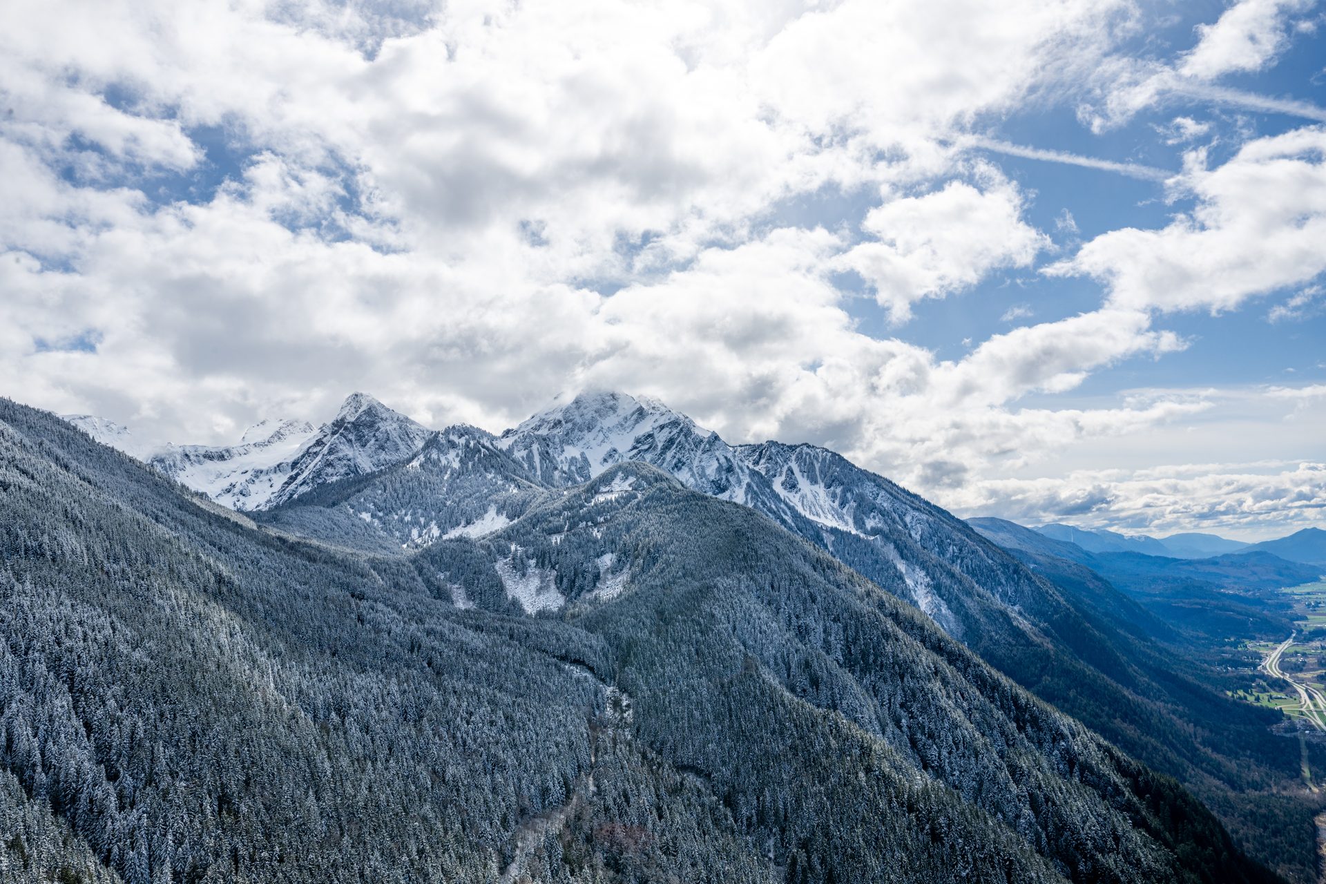 Mountains above the Fraser Valley